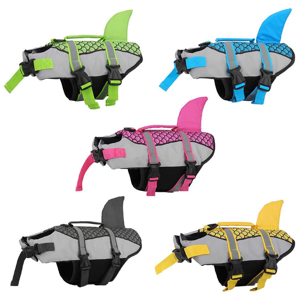 Dog Shark Fin life Jacket - hugostreats