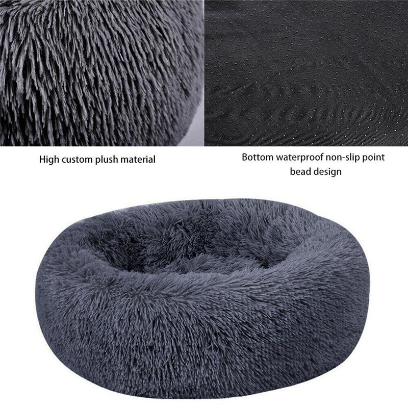 Anxiety Calming Donut Dog Bed - hugostreats