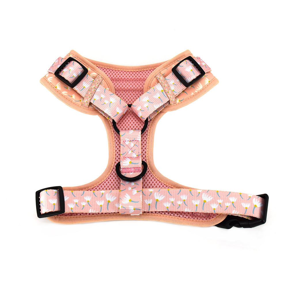 Adjustable Neck Harness - Flowers