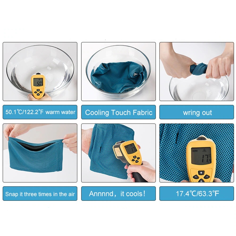 Summer Instant Cooling Scarf - hugostreats