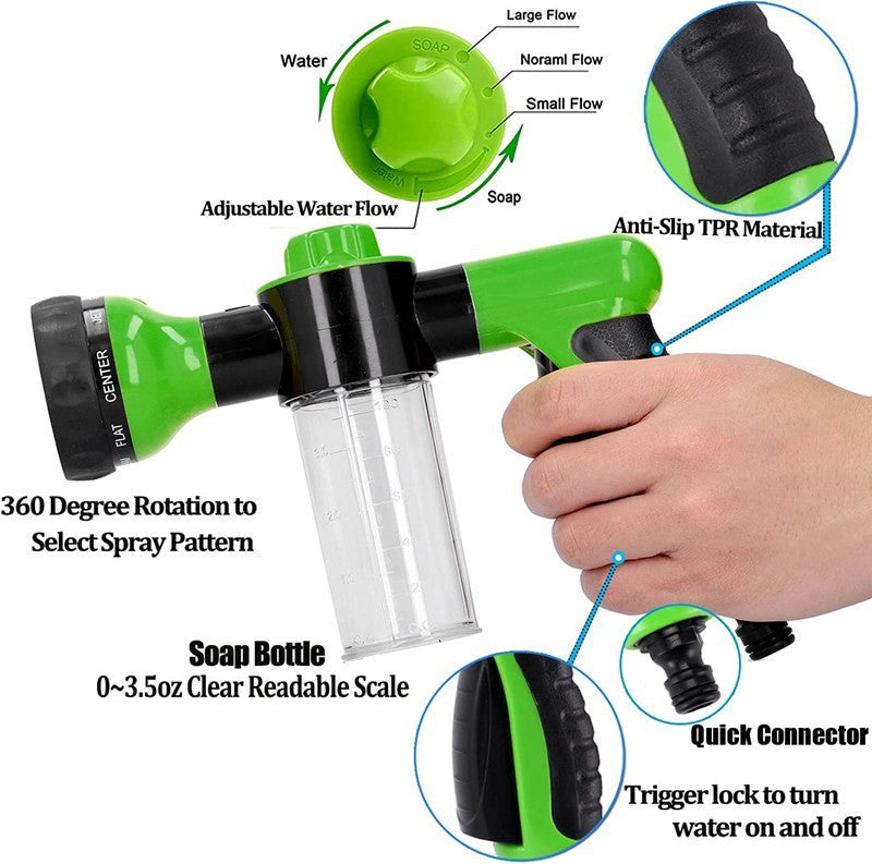 High-Pressure 3-Mode Gun Dog Cleaning Hose