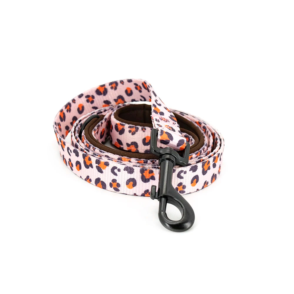 Adjustable Neck Harness - Leopard Print