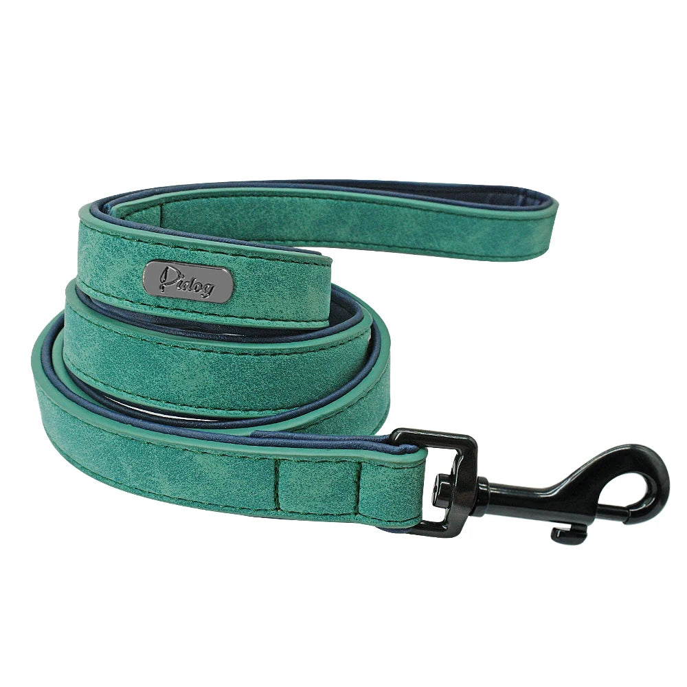 Personalised Collar & Leash Set - Green