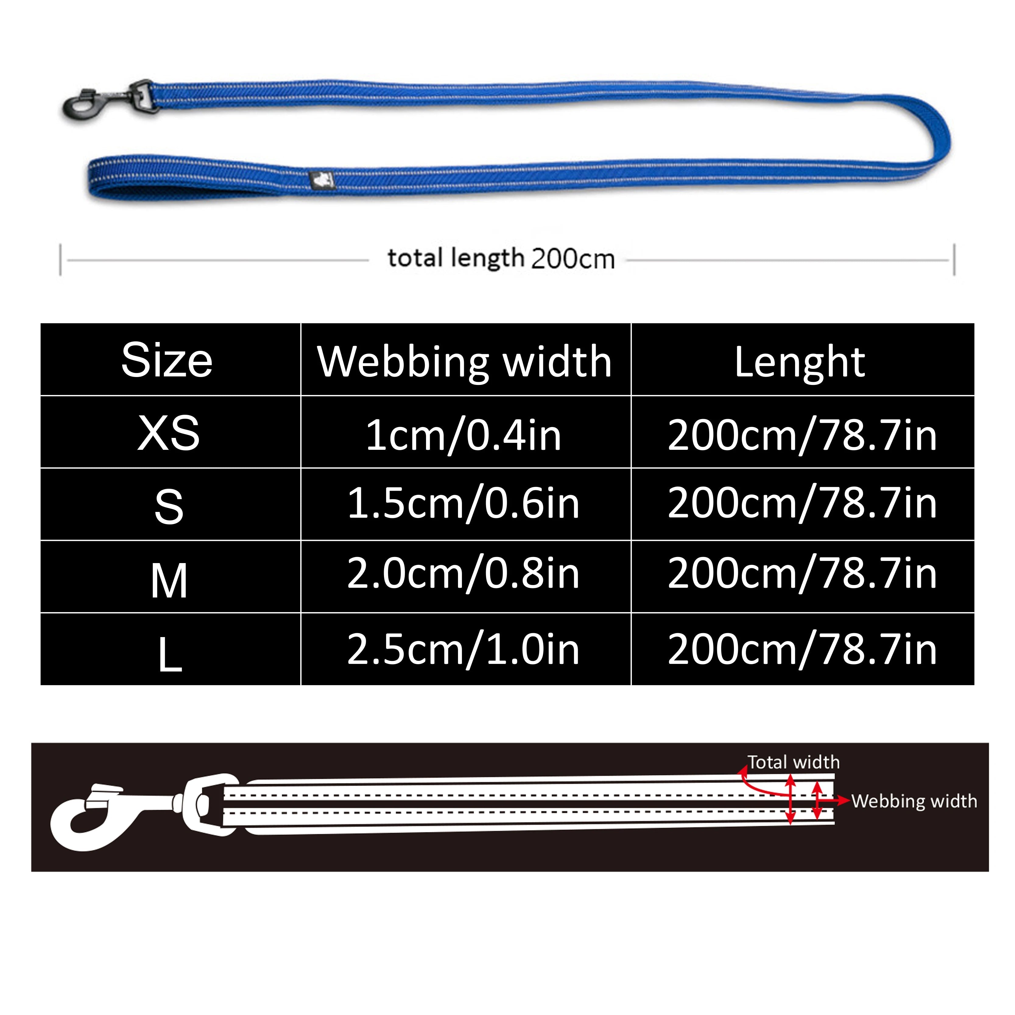 3M Dog Reflective Leash - Grey
