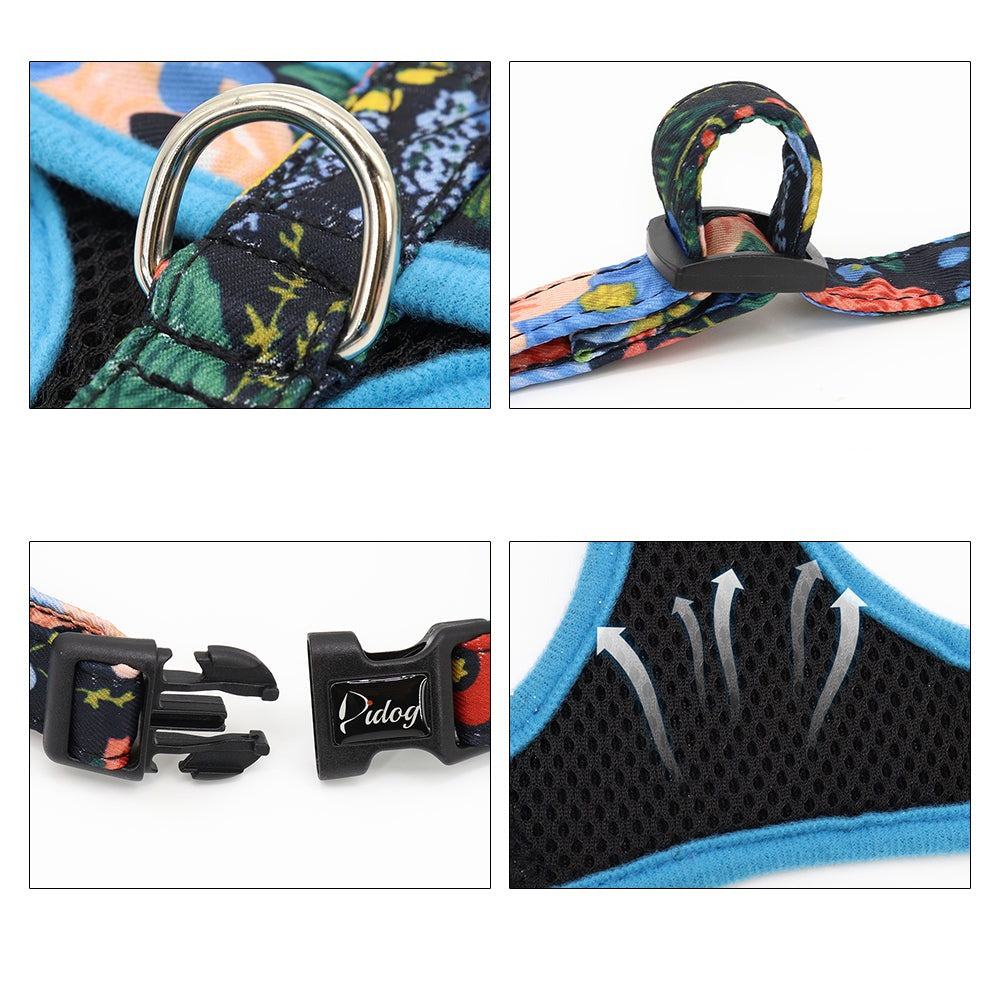Small/Medium Dogs Pattern Harness - hugostreats