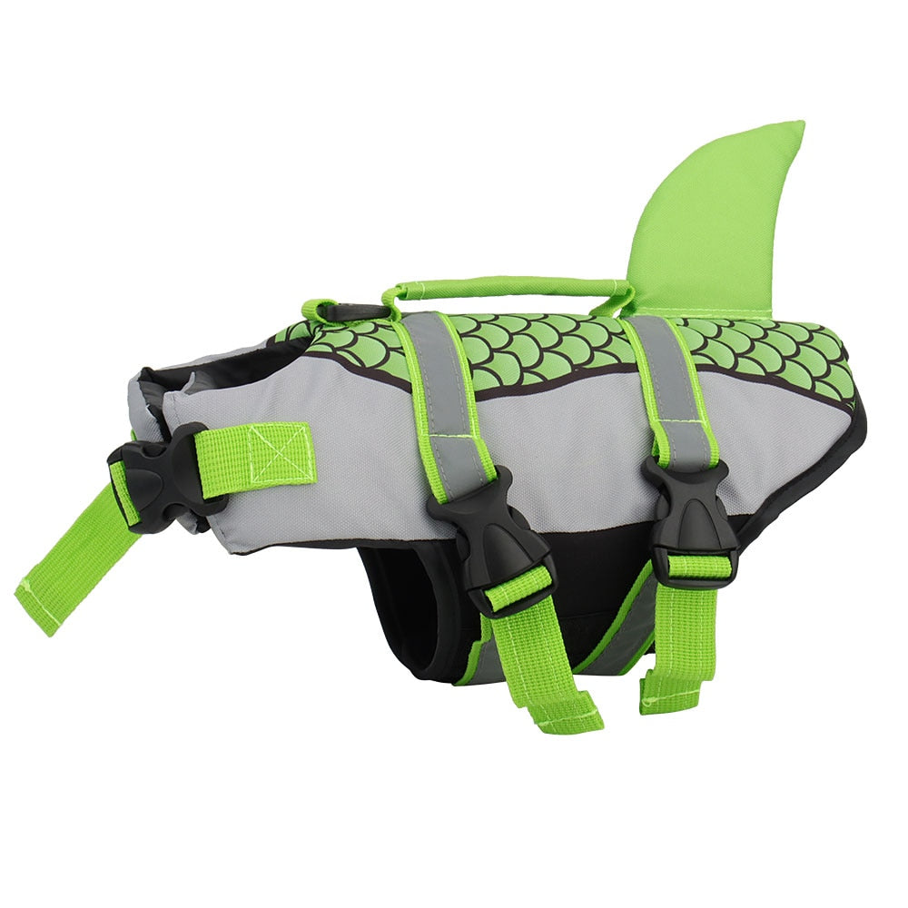 Dog Shark Fin life Jacket - hugostreats