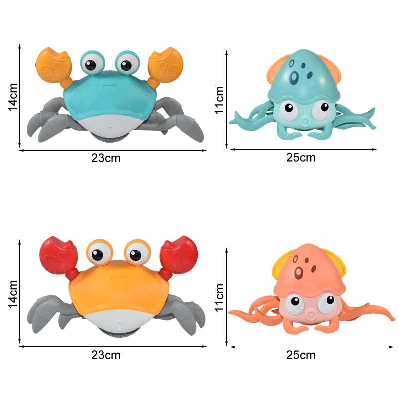 Playful Paws Interactive Crab Toy - hugostreats