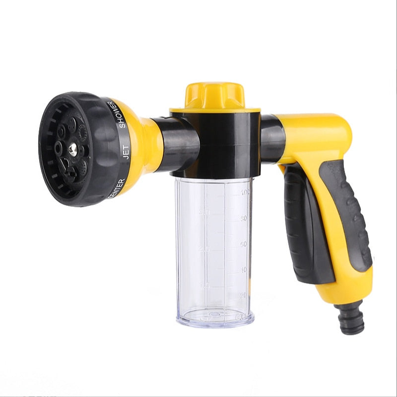 High-pressure Sprayer Nozzle Hose dog shower Gun 3 Mode Adjustable Pet Wash Cleaning bath Water Foam Soap Sprayer dog clean tool - hugostreats