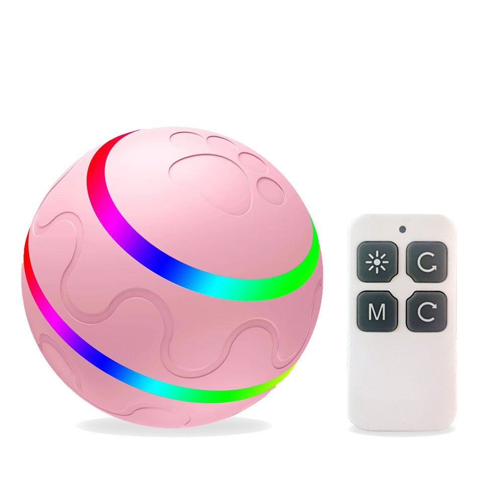 Dog Interactive LED Rolling Ball