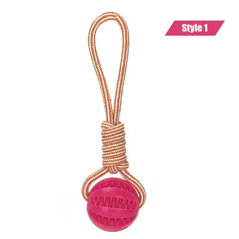 Dog Interactive Rope Ball Toys