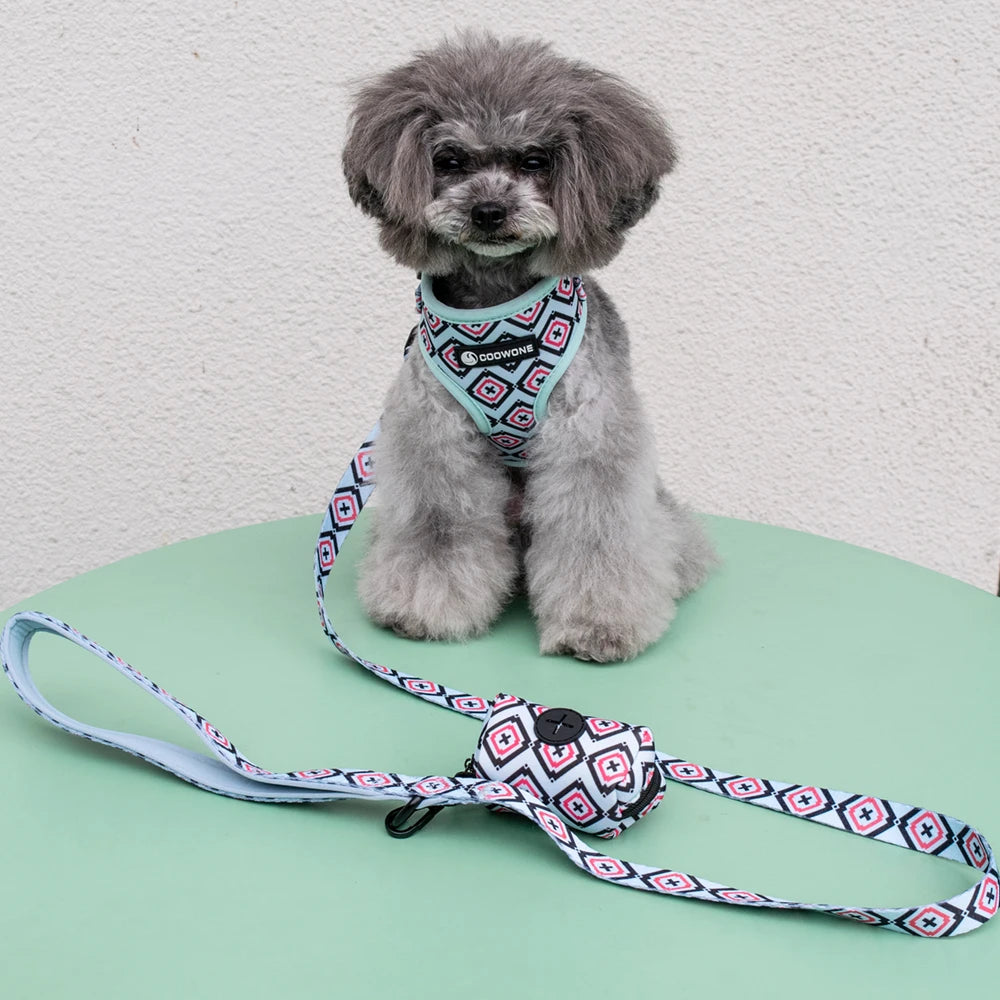 Adjustable Neck Harness - Green Hex