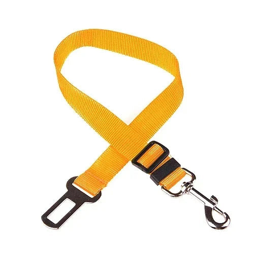 Dog Car Safety Leash - Yellow