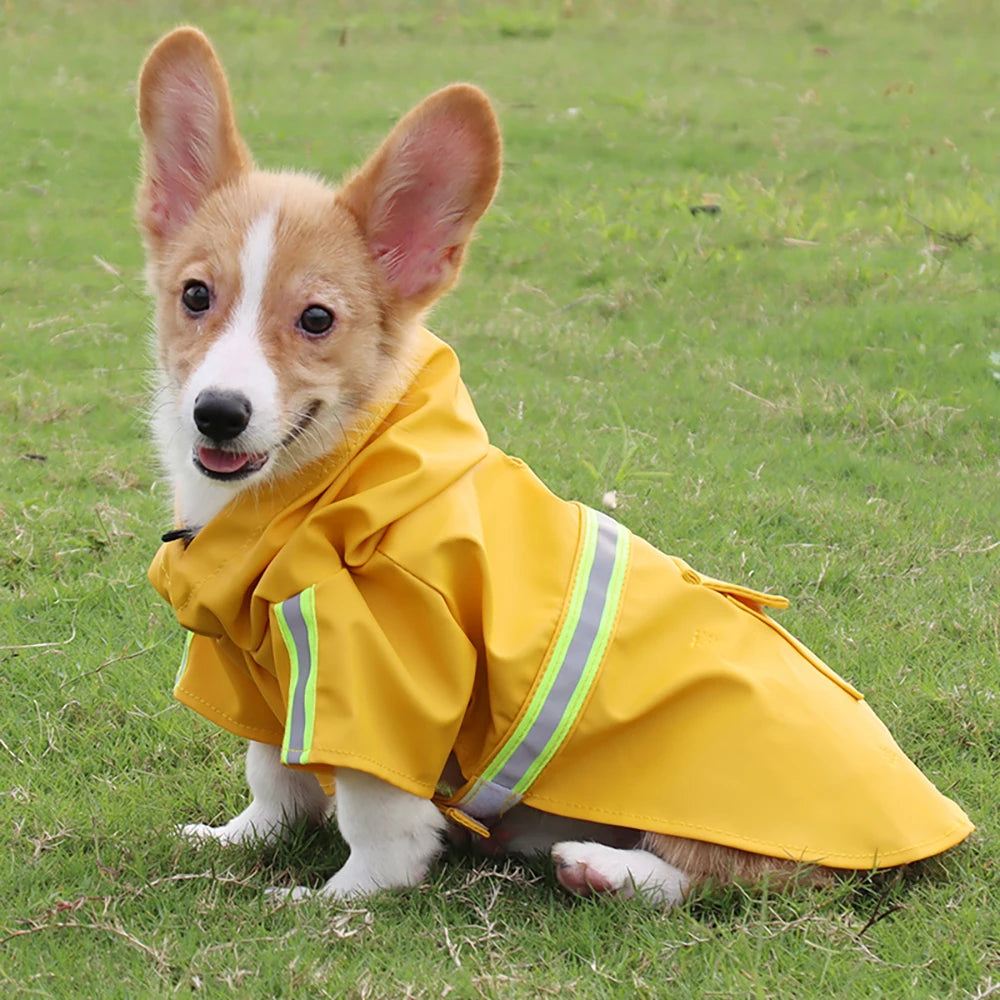 Easy-fit Doggie Raincoat - Yellow
