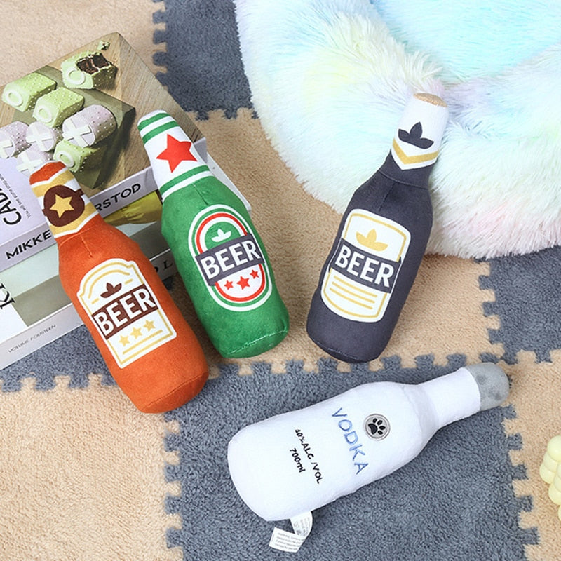 Beer Dog Toy