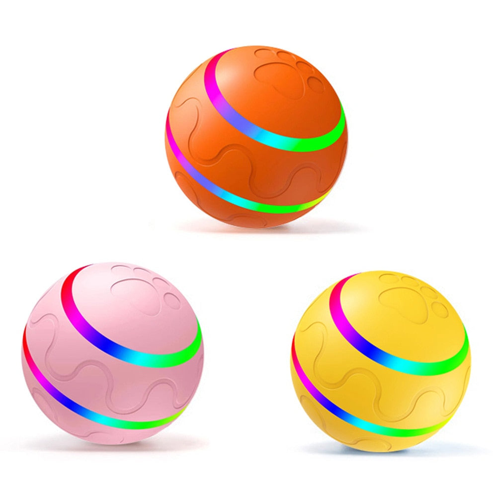 Dog Interactive LED Rolling Ball