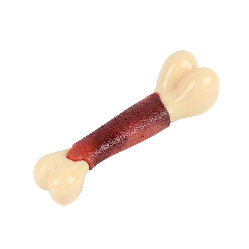 Beef Flavoured Dog Toy Bone