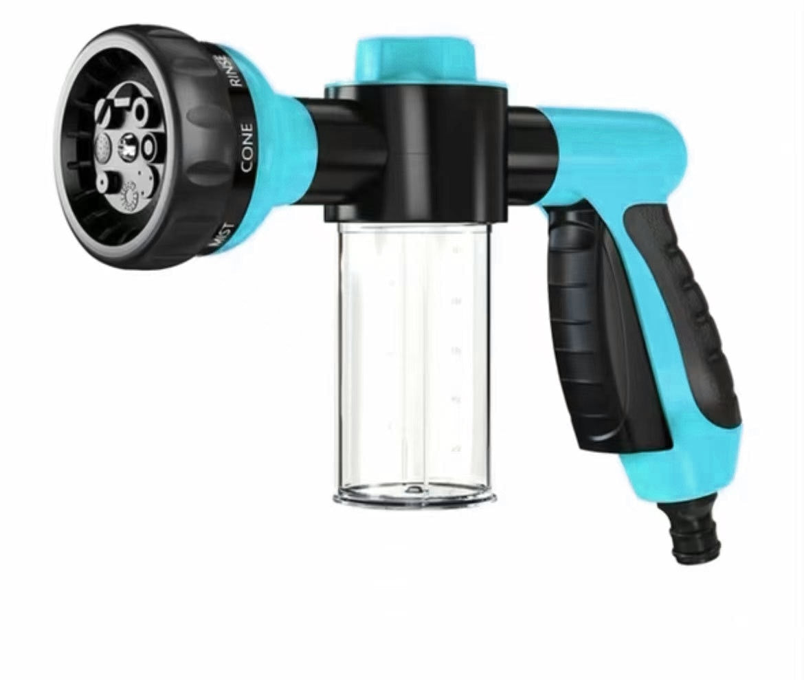 High-pressure Sprayer Nozzle Hose dog shower Gun 3 Mode Adjustable Pet Wash Cleaning bath Water Foam Soap Sprayer dog clean tool - hugostreats