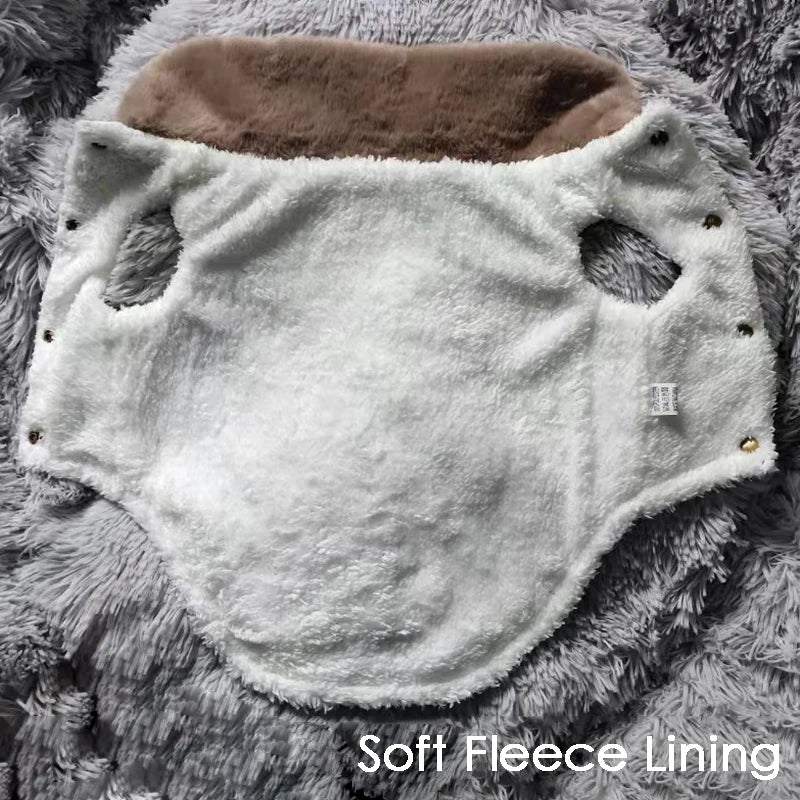Luxury Fur Collar Coat - Green