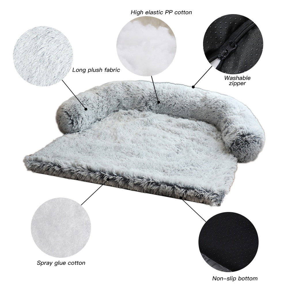 CozyPaws Dog Sofa Cover Bed - hugostreats