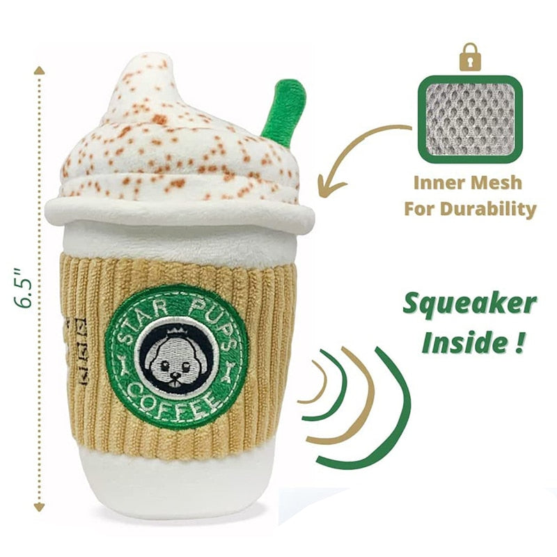 Coffee Squeaky Toy