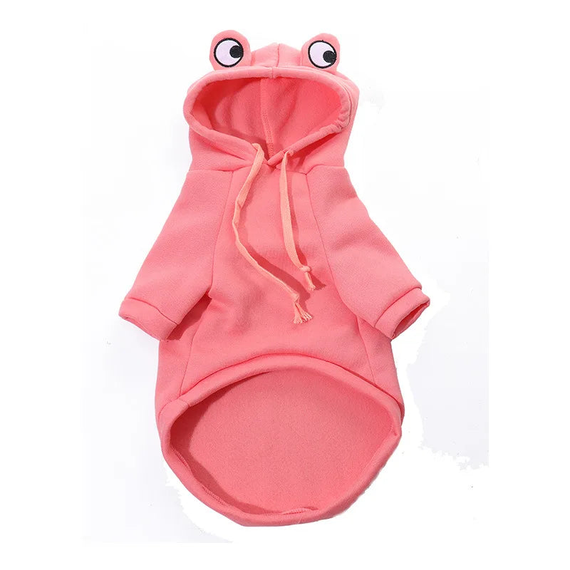 Doggie Frog Hoody (Small-Medium Breeds)