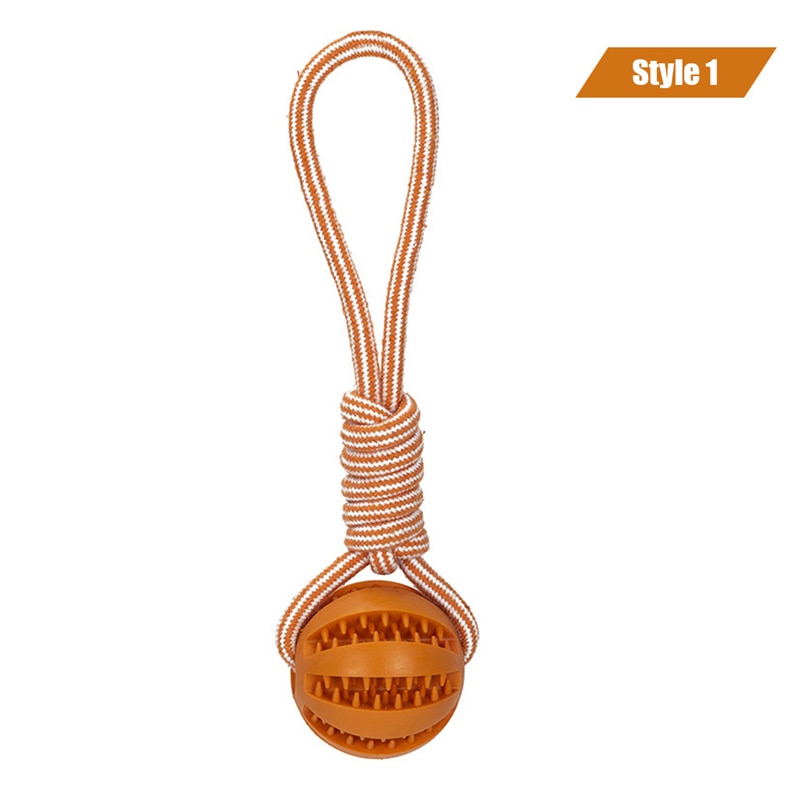 Dog Interactive Rope Ball Toys