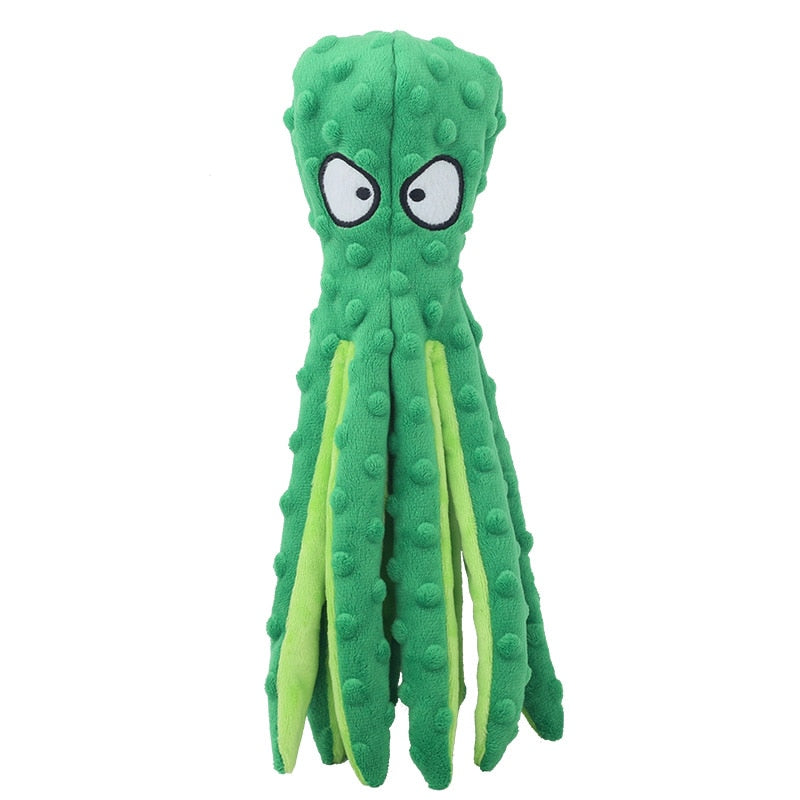 Squeaky Plush Octopus - hugostreats