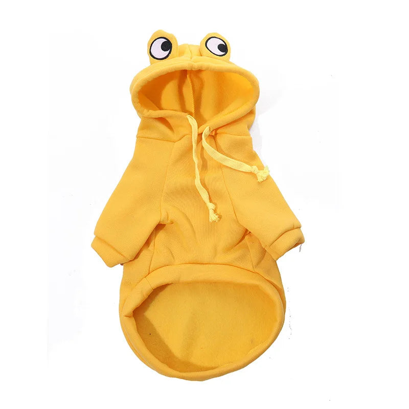 Doggie Frog Hoody (Small-Medium Breeds)