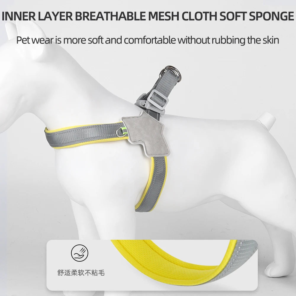 Easy Install Reflective Harness - Blue