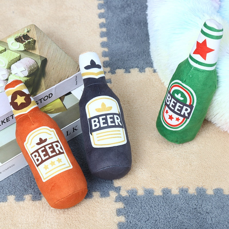 Beer Dog Toy