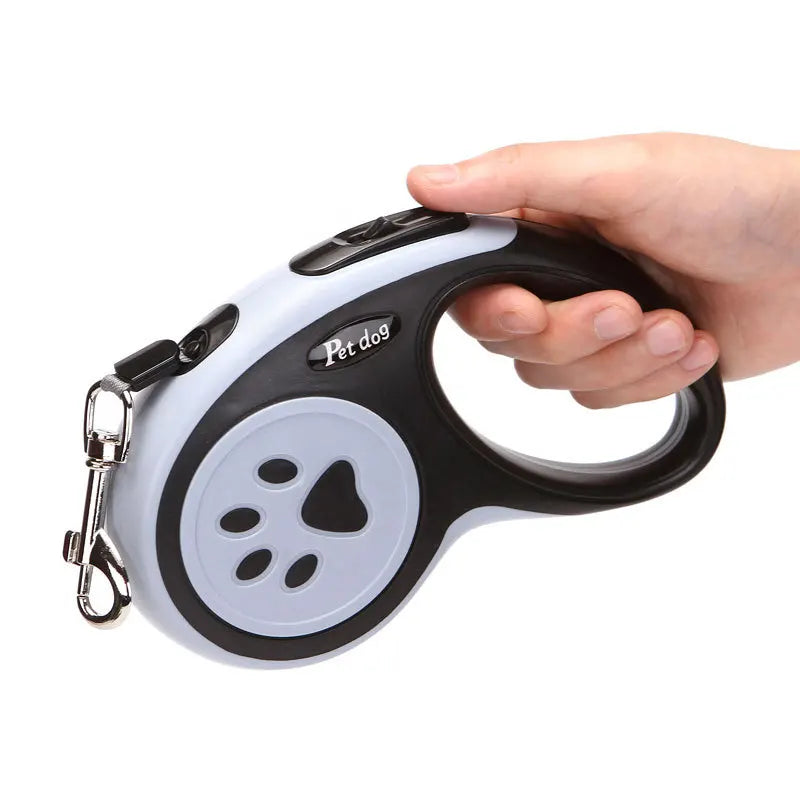 Retractable Nylon Dog leash (3m+5m)