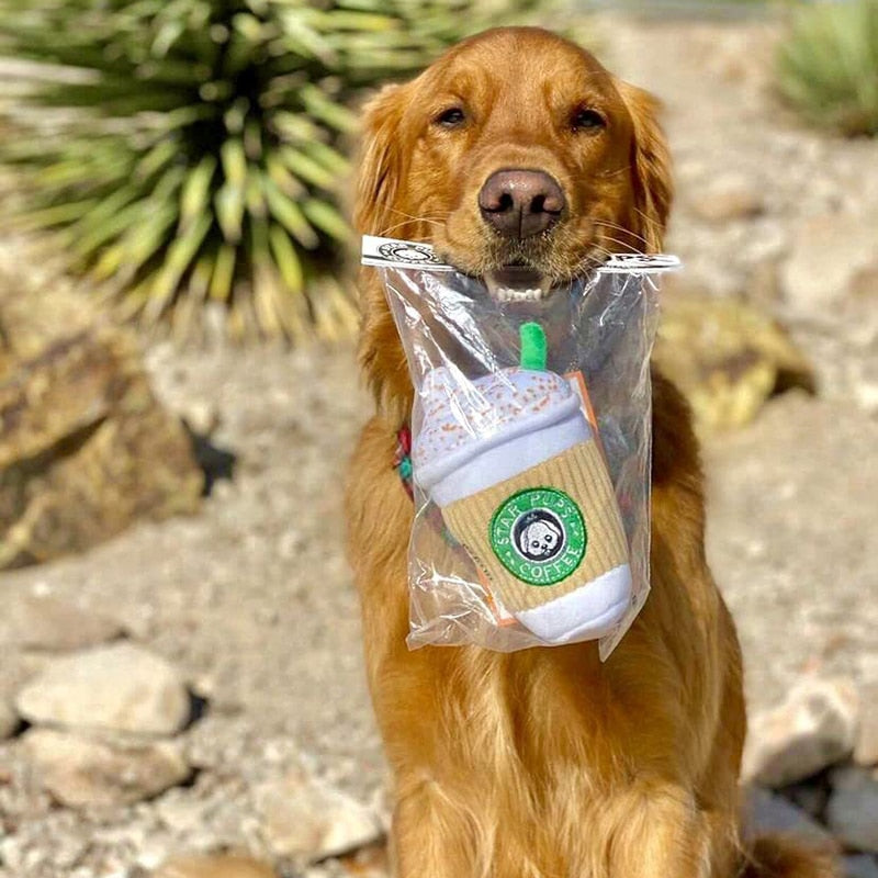 Coffee Squeaky Toy