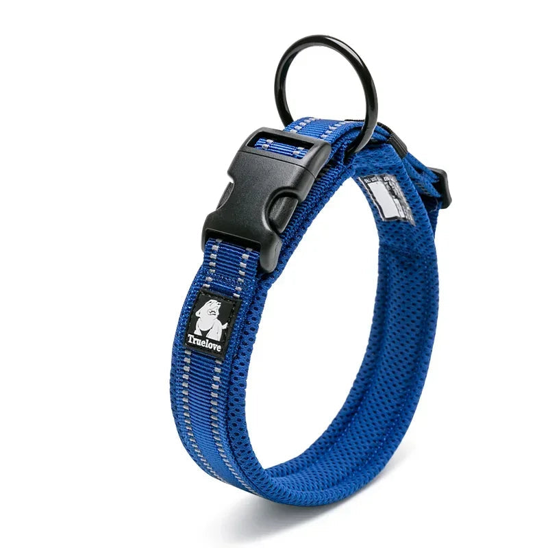 Reflective Dog Collar - Royal Blue