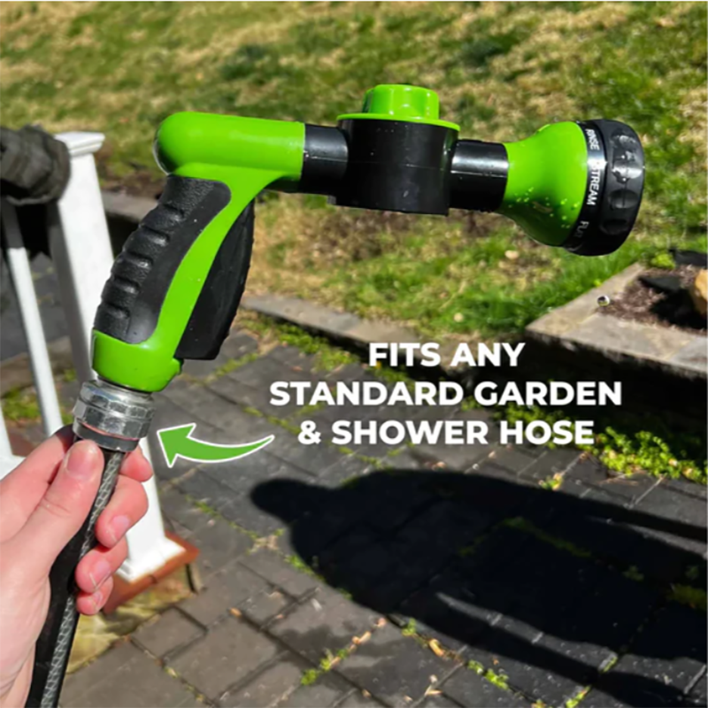 High-pressure Sprayer Nozzle Hose dog shower Gun 3 Mode Adjustable Pet Wash Cleaning bath Water Foam Soap Sprayer dog clean tool - hugostreats