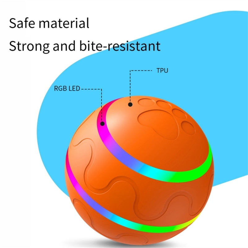 Dog Interactive LED Rolling Ball