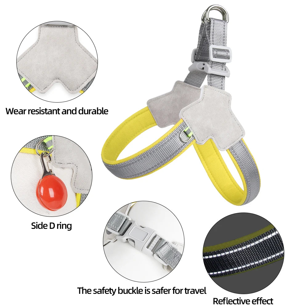 Easy Install Reflective Harness - Yellow