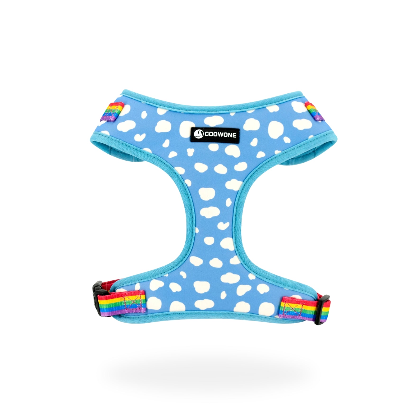 Adjustable Neck Harness - Rainbow Cloud