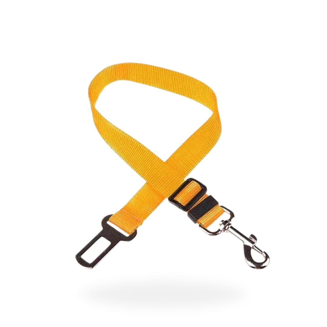 Dog Car Safety Leash - Yellow