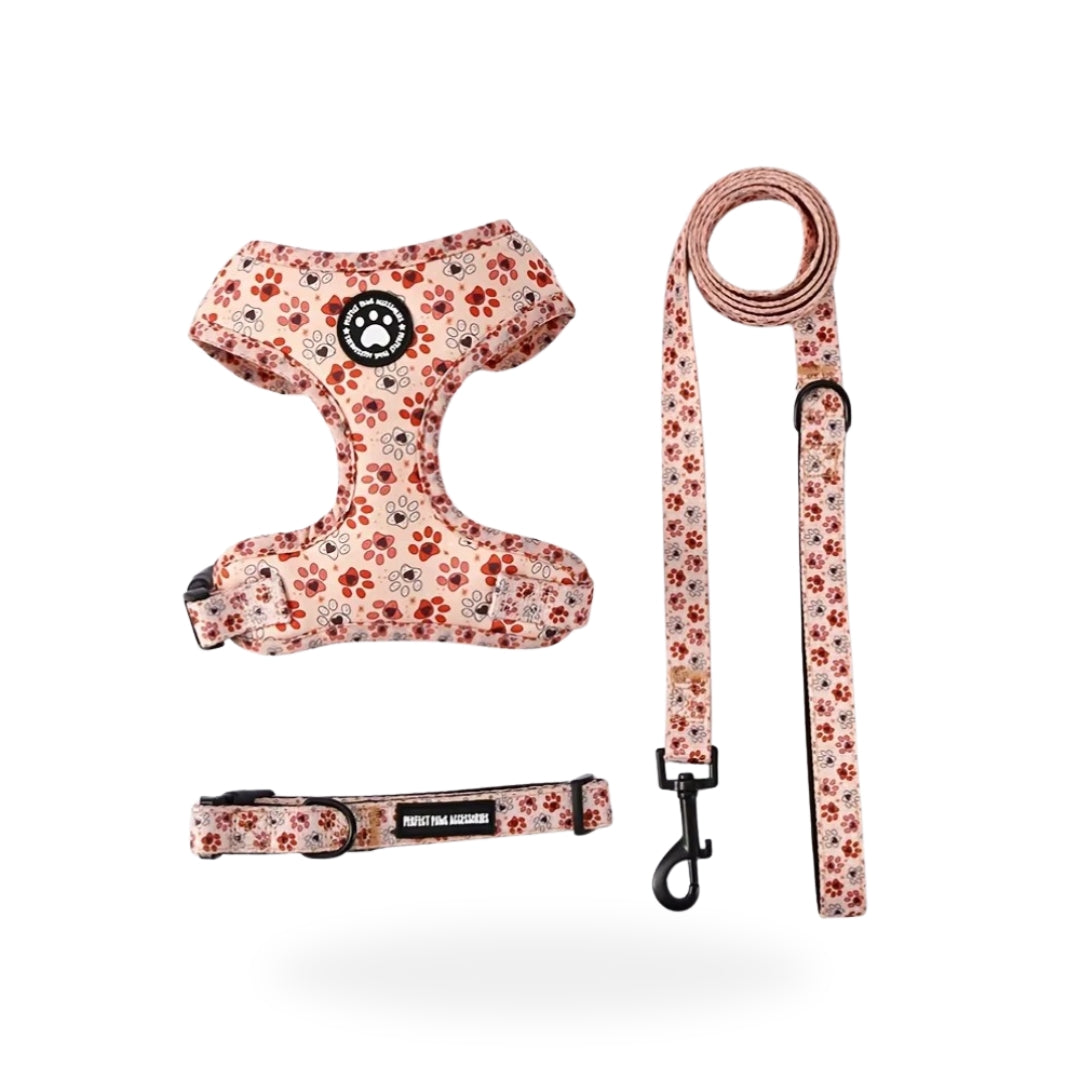 Pink Paw Print Set
