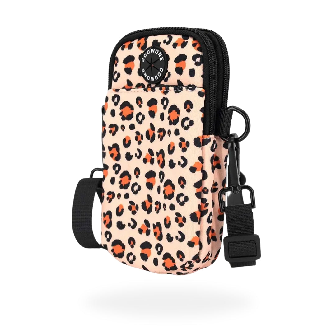 Walking Bag Built-In - Leopard Print