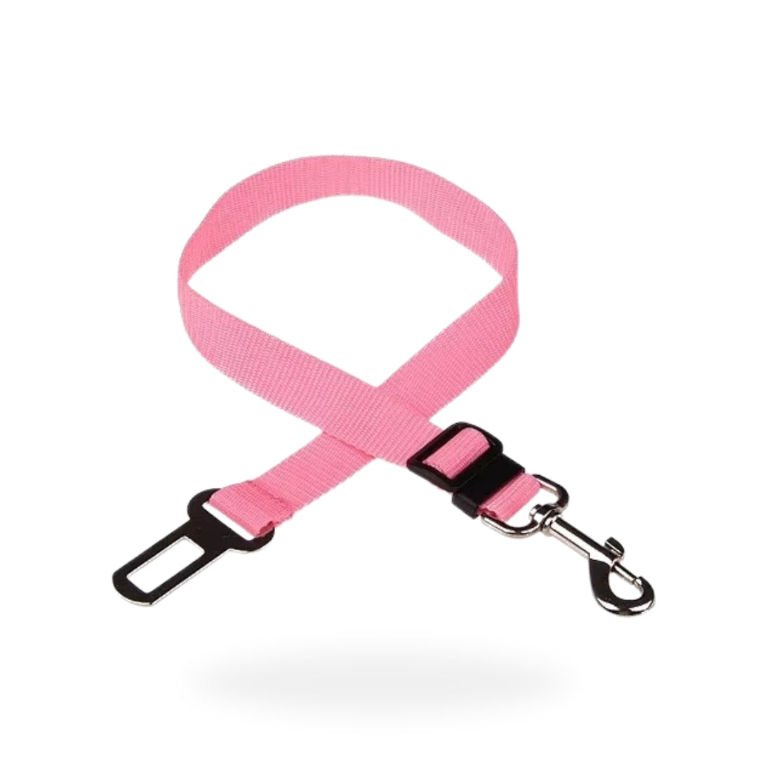 Dog Car Safety Leash - Pink