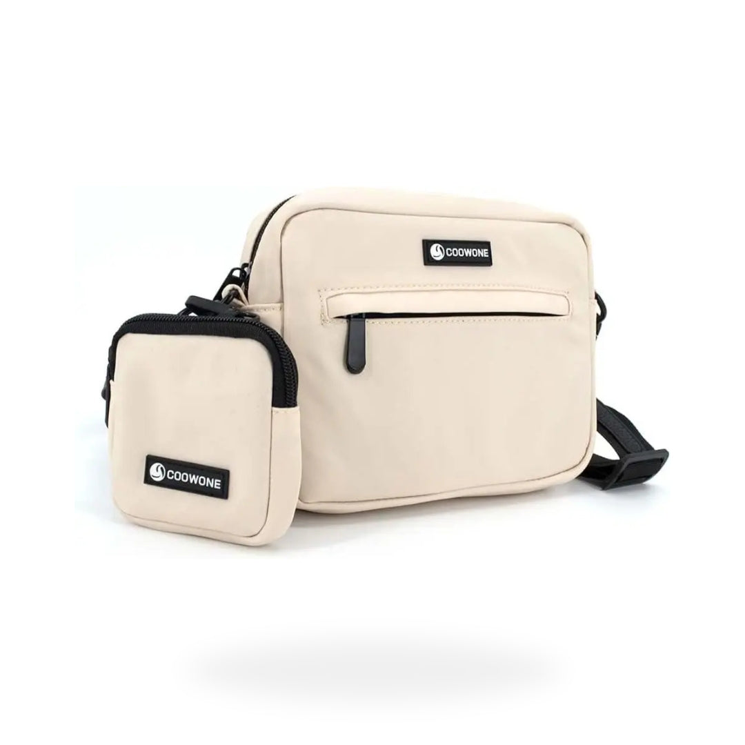 Dog Walking Bag + Treats Pouch - Beige