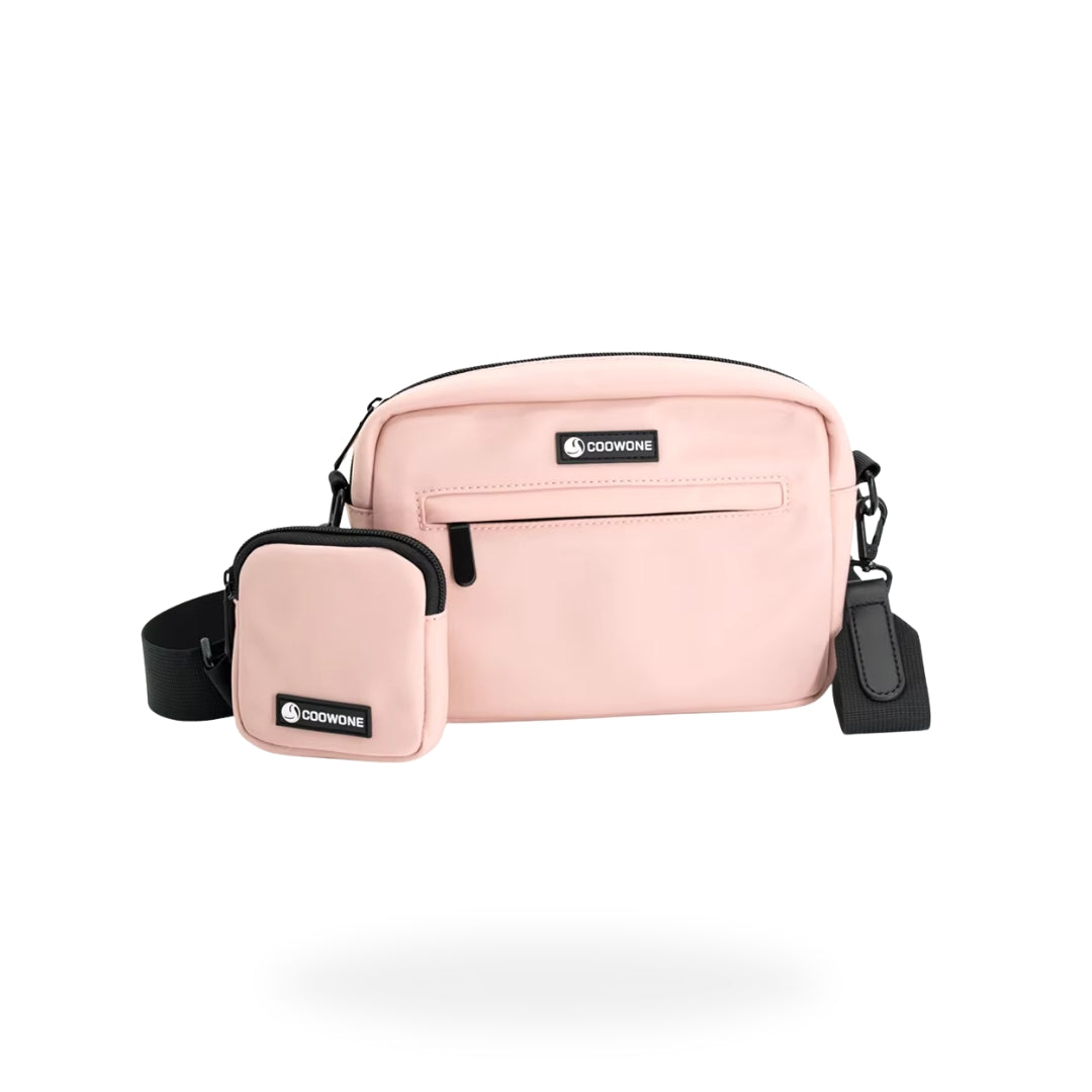 Dog Walking Bag + Treats Pouch - Pink