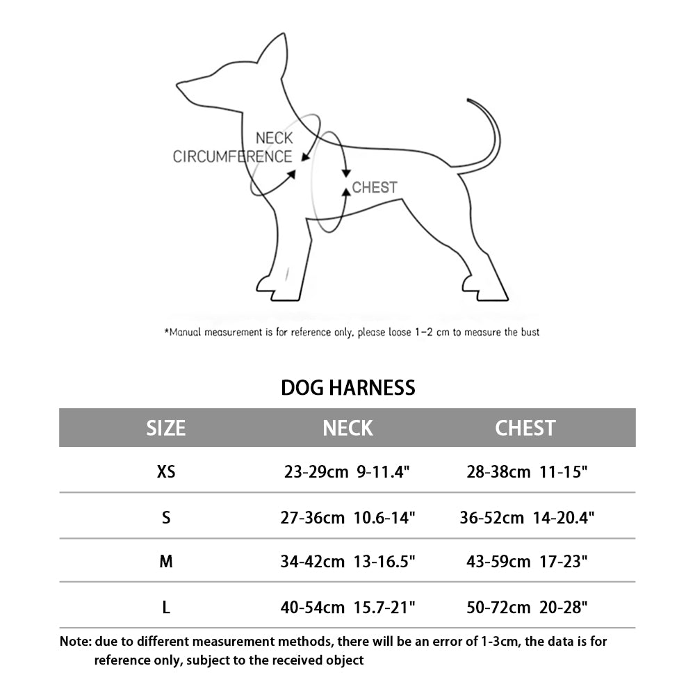 Adjustable Neck Harness - Rainbow Cloud
