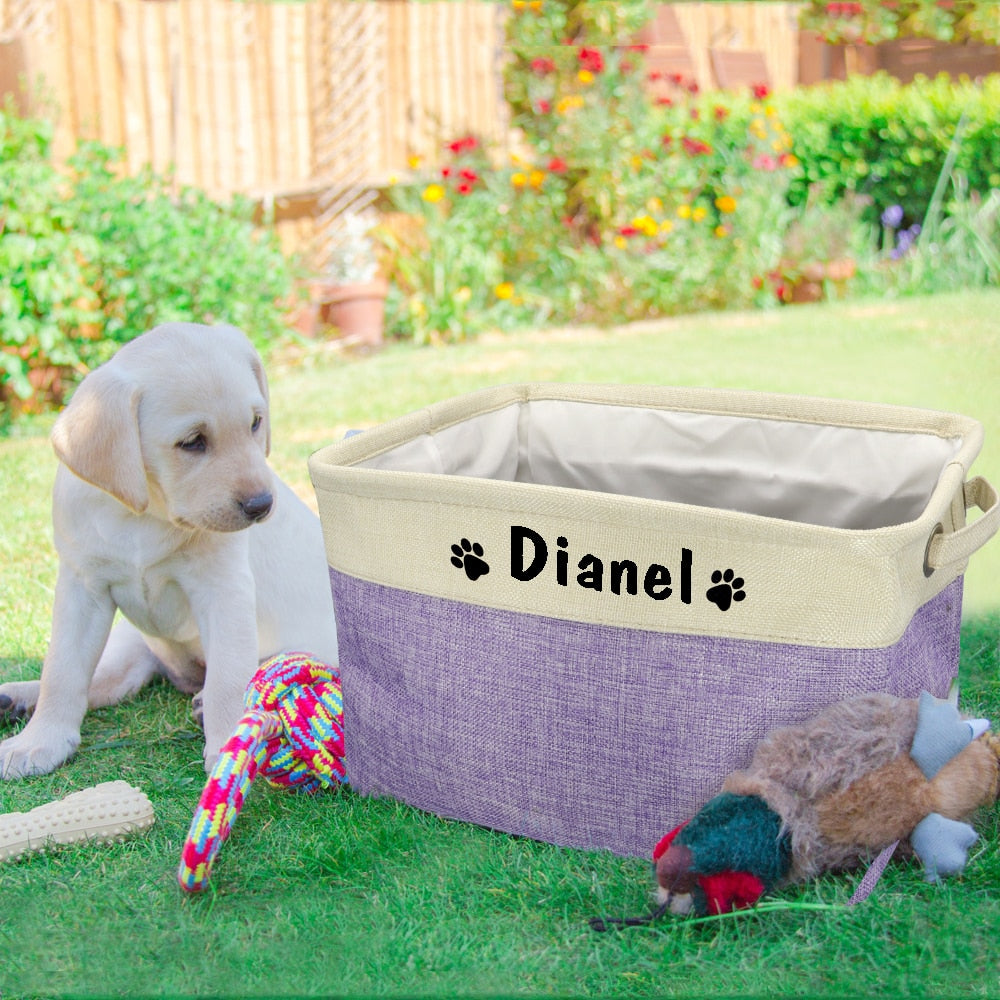 Personalised Dog Toy Box - hugostreats