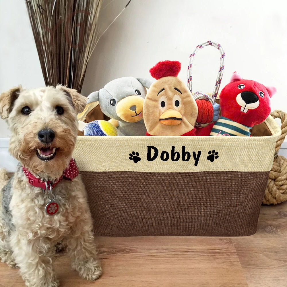 Personalised Dog Toy Box - hugostreats