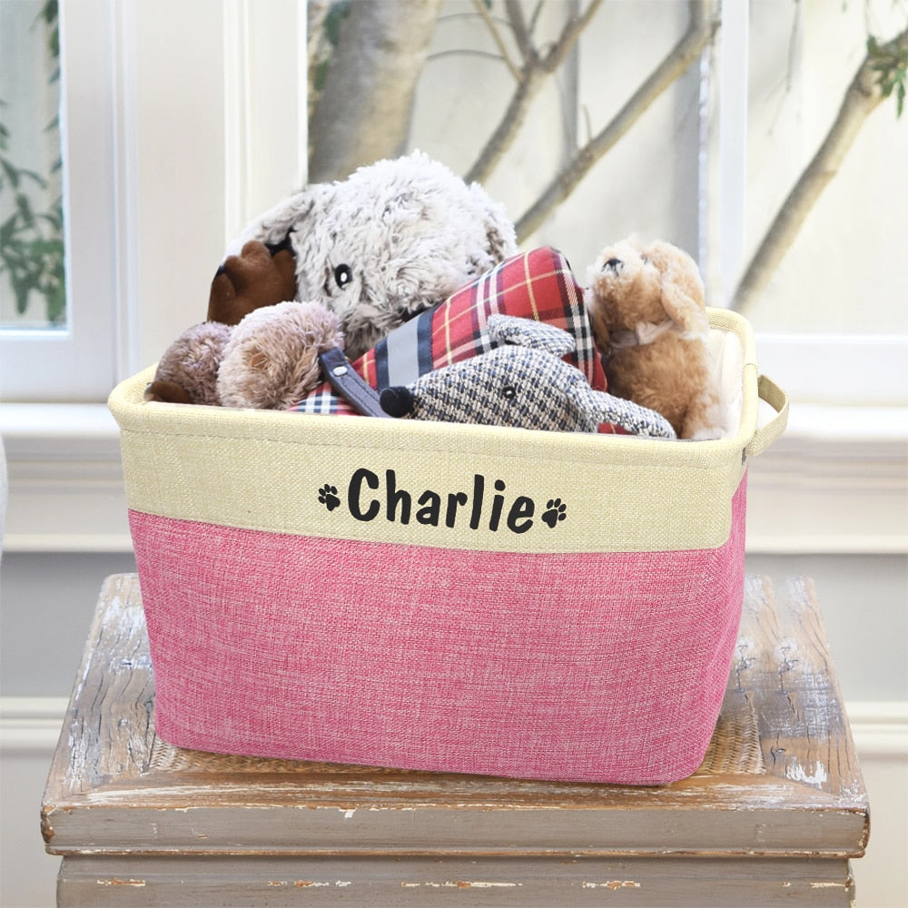 Personalised Dog Toy Box - hugostreats