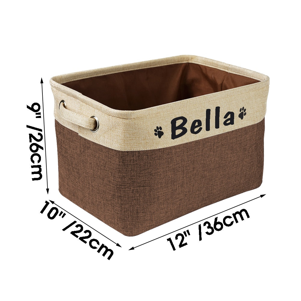 Personalised Dog Toy Box - hugostreats