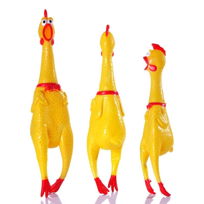 Comedic Chicken Toy - hugostreats