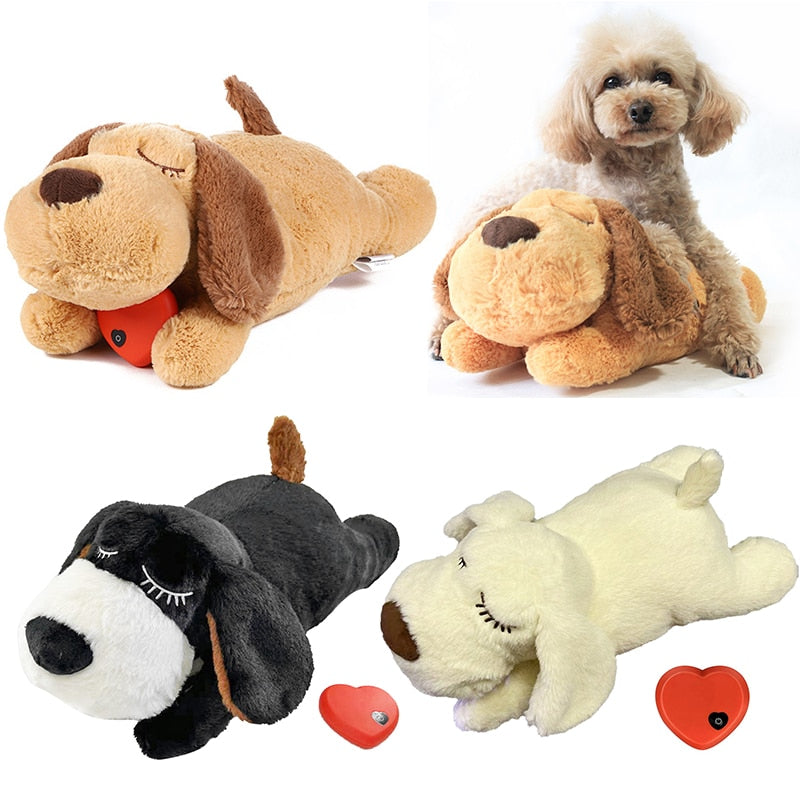 Anxiety Dog Heartbeat Soft Toy - hugostreats
